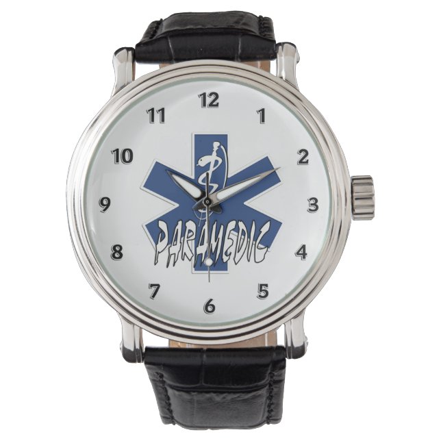 Paramedic Active Star of Life Armbanduhr (Vorderseite)