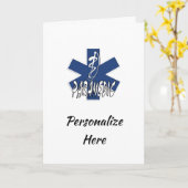 Paramedic Active Star of Life Card Karte (Gelbe Blume)