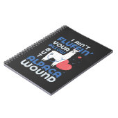 Paramedic Alpaca Wundversorgung Krankenpflege Trau Notizblock (Linke Seite)