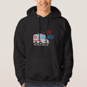 Paramedic Ambulance Car Weo Hospital EMT Hoodie (Vorderseite)