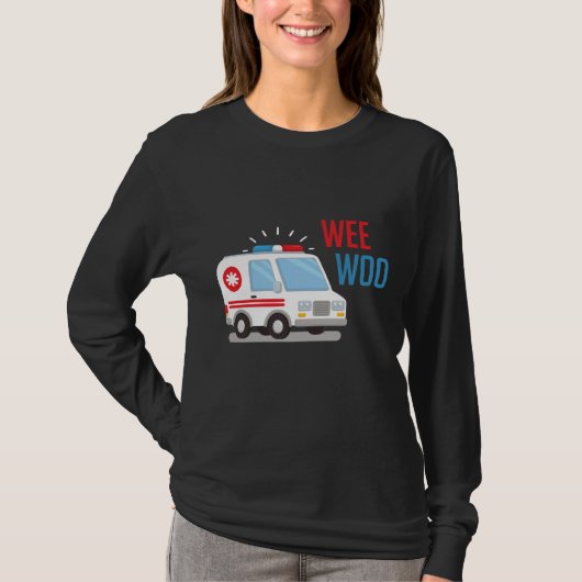 Paramedic Ambulance Car Weo Hospital EMT T-Shirt (Vorderseite)