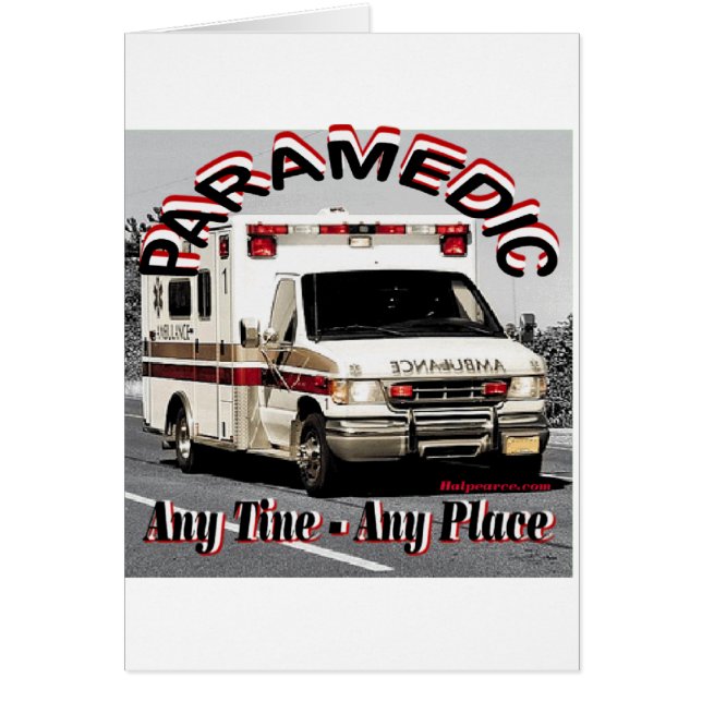 Paramedic an jedem beliebigen Ort zu jeder Zeit. (Vorne)