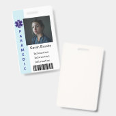Paramedic Ausweis (Vorder- & Rückseite)