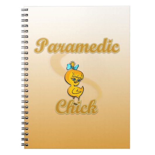 Paramedic Chick Notizblock (Vorderseite)