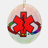 PARAMEDIC CHRISTMAS ORNAMENT MEDICAL CROSS (Links)