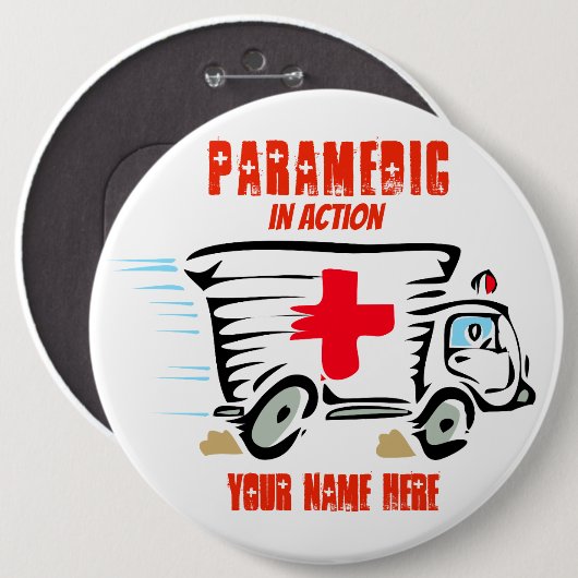 Paramedic Colossal, 1,8 mm, Rundtaste Button (Vorne & Hinten)