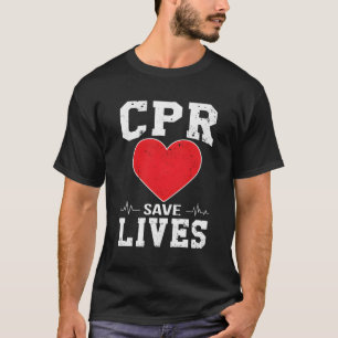 Paramedic Cpr Rette Lebensläufe der MS-Schulung T-Shirt