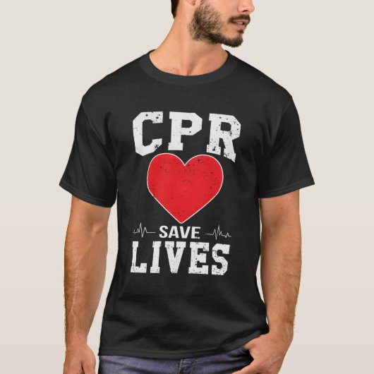 Paramedic Cpr Rette Lebensläufe der MS-Schulung T-Shirt (Vorderseite)