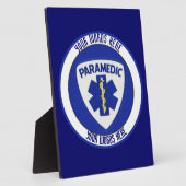 Paramedic Custom Plaque Fotoplatte (Seite)