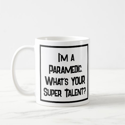 Paramedic Driver Super Talent. Tasse (Links)