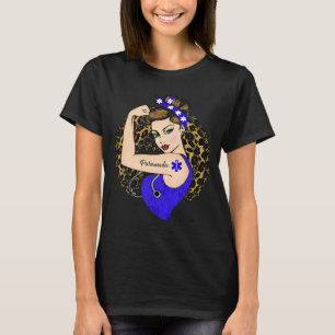 Paramedic EMS Girl Power Moderne Rosie The Riveter T-Shirt