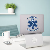 Paramedic EMT Custom Aufkleber (Laptop auf Schreibtisch)