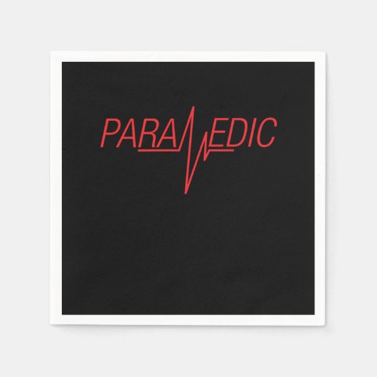 Paramedic EMT EMS Ambulance Medicine First Aid Gif Serviette (Vorderseite)