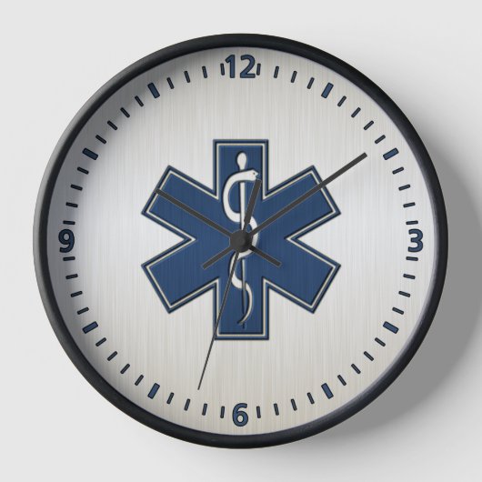 Paramedic EMT EMS Blue Uhr (Vorderseite)