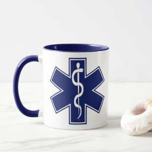 Paramedic EMT EMS Cross mit benutzerdefinierten Fa Tasse