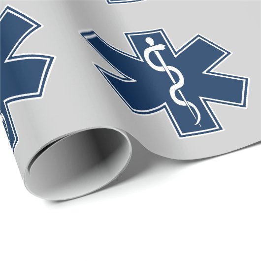 Paramedic EMT EMS Geschenkpapier (Rolleneckpunkt)