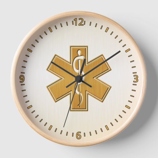 Paramedic EMT EMS Gold Uhr (Vorderseite)