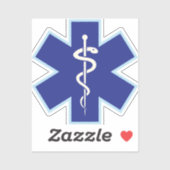 Paramedic EMT EMS Symbol Kiss-Cut Aufkleber (Blatt)