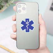 Paramedic EMT EMS Symbol Kiss-Cut Aufkleber (Telefon)