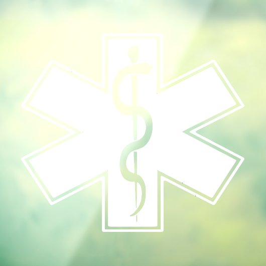 Paramedic EMT EMS Window Clying Fensteraufkleber (Blatt 3)