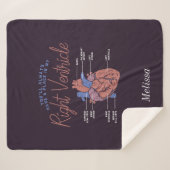 Paramedic EMT Personalisiert Forever Love Sherpadecke (Vorderseite (Horizontal))