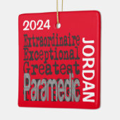 Paramedic Extraordinaire CUSTOM Keramikornament (Links)