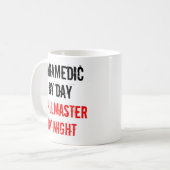 Paramedic Grillmaster Joke Kaffeetasse (Vorderseite Links)