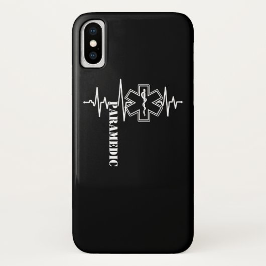 Paramedic Heartbeat Nurse Doctor Case-Mate iPhone Hülle (Rückseite)