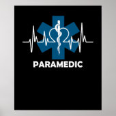 Paramedic Heartbeat Poster (Vorne)