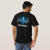 Paramedic Heartbeat T-Shirt (Schwarz voll)