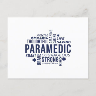 Paramedic Hero Postkarte