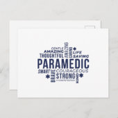 Paramedic Hero Postkarte (Vorne/Hinten)