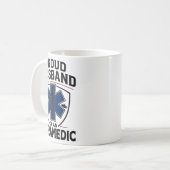Paramedic Husband Proud Husband Of An Paramedic Kaffeetasse (Vorderseite Links)