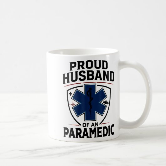 Paramedic Husband Proud Husband Of An Paramedic Kaffeetasse (Rechts)