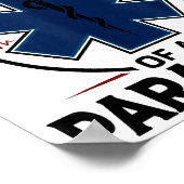 Paramedic Husband Proud Husband Of An Paramedic Poster (Ecke)