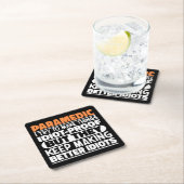 Paramedic Ich versuche, Dinge zu machen Lustige Sp Rechteckiger Pappuntersetzer (Vor Ort)