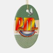 PARAMEDIC-LOGO KERAMIK ORNAMENT (Rechts)