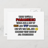 Paramedic ... OMG WTLOL Postkarte (Vorne/Hinten)