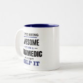 Paramedic Phantastisch kann nicht helfen Zweifarbige Tasse (Vorderseite Links)