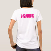 Paramedic rosa Lebensstern T-Shirt (Rückseite)