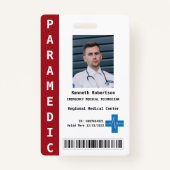Paramedic Security ID Badge Ausweis (Vorderseite)