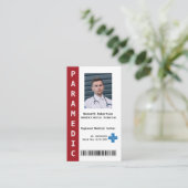 Paramedic Services Visitenkarte (Stehend Vorderseite)