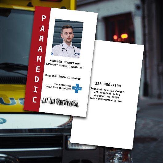 Paramedic Services Visitenkarte