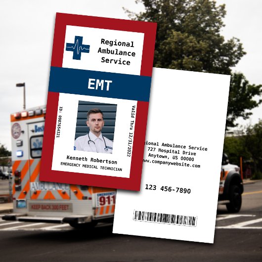 Paramedic Services Visitenkarte