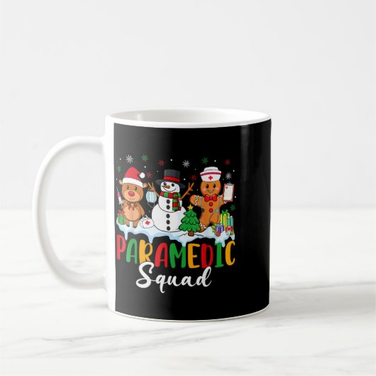 Paramedic Squad Reindeer Snowman Gingerbread Chris Kaffeetasse (Links)