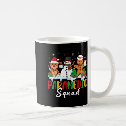 Paramedic Squad Reindeer Snowman Gingerbread Chris Kaffeetasse (Rechts)