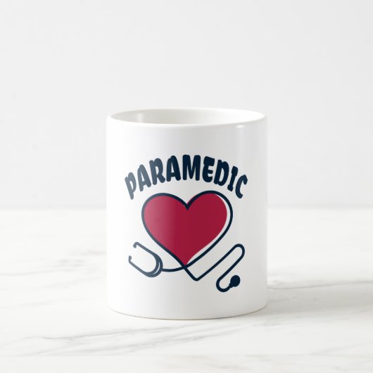 Paramedic Stethoskop mit Herz Kaffeetasse (Mittel)