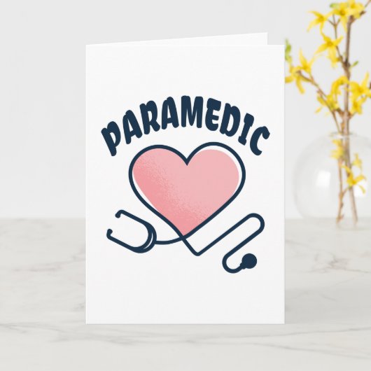 Paramedic Stethoskop mit Herz Karte (Gelbe Blume)