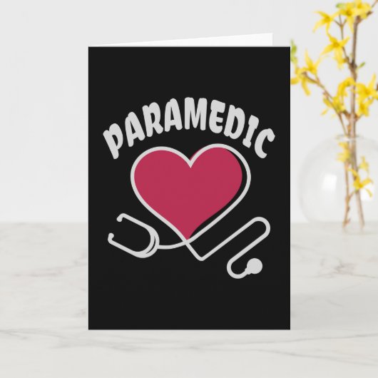 Paramedic Stethoskop mit Herz Karte (Gelbe Blume)