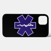 Paramedic-Symbol Case-Mate iPhone Hülle (Rückseite (Horizontal))